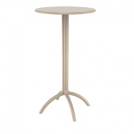 20-0169 OCTOPUS BAR Φ60Χ108εκ.TAUPE ΠΟΛ/ΝΙΟΥ