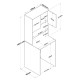 182-000051 Σετ μπάνιου Rasmus pakoworld ανθρακί-φυσικό 65x60x183.6εκ.