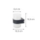 80203241 InLight Athabasca LED 8W 3000K Outdoor Wall Lamp Anthracite D:10,5cmx13,5cm (80203241)