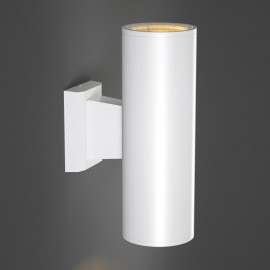 80203424 InLight Winnipeg 2xΕ27 Outdoor Up-Down Wall Lamp White D:15.3cmx26cm (80203424)
