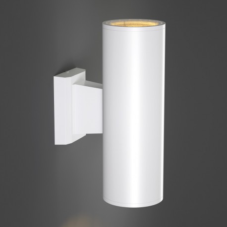80203424 InLight Winnipeg 2xΕ27 Outdoor Up-Down Wall Lamp White D:15.3cmx26cm (80203424)