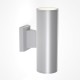 80203434 InLight Winnipeg 2xΕ27 Outdoor Up-Down Wall Lamp Grey D:15.3cmx26cm (80203434)