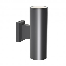 80203444 InLight Winnipeg 2xΕ27 Outdoor Up-Down Wall Lamp Anthracite D:15.3cmx26cm (80203444)