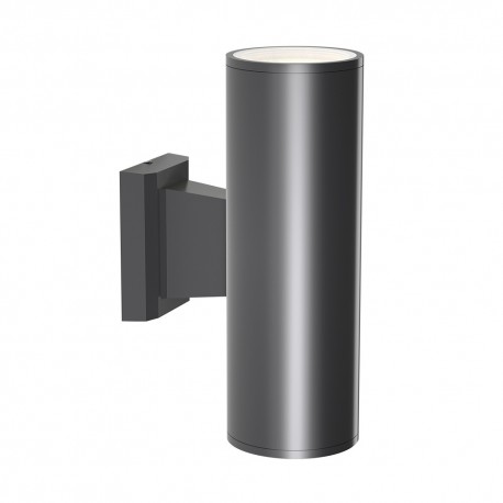 80203444 InLight Winnipeg 2xΕ27 Outdoor Up-Down Wall Lamp Anthracite D:15.3cmx26cm (80203444)
