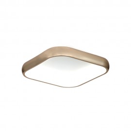 42031-Golden InLight Πλαφονιέρα οροφής LED 78W 3CCT από χρυσαφί μέταλλο και λευκό ακρυλικό D:45cm (42031-Golden)