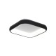 42030-Black InLight Πλαφονιέρα οροφής LED 78W 3CCT από μαύρο μέταλλο και λευκό ακρυλικό D:45cm (42030-Black)