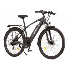Nilox Doc X7 Plus 27.5" Μαύρο Ηλεκτρικό Ποδήλατο Trekking με 21 Ταχύτητες και Δισκόφρενα