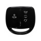 06-10041 ESTIA ΤΟΣΤΙΕΡΑ BLACK & INOX 2 ΘΕΣΕΩΝ 850w ΜΕ ΑΠΟΣΠΩΜΕΝΕΣ ΑΝΤΙΚΟΛΛΗΤΙΚΕΣ ΠΛΑΚΕΣ