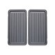 06-10041 ESTIA ΤΟΣΤΙΕΡΑ BLACK & INOX 2 ΘΕΣΕΩΝ 850w ΜΕ ΑΠΟΣΠΩΜΕΝΕΣ ΑΝΤΙΚΟΛΛΗΤΙΚΕΣ ΠΛΑΚΕΣ