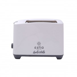 06-13820 ESTIA ΦΡΥΓΑΝΙΕΡΑ GUSTO WHITE 2 ΘΕΣΕΩΝ ΜΕ 7 ΕΠΙΠΕΔΑ ΨΗΣΙΜΑΤΟΣ 750w ΛΕΥΚΗ
