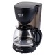 06-10058 ESTIA ΚΑΦΕΤΙΕΡΑ ΦΙΛΤΡΟΥ BLACK PLUS ΠΛΑΣΤΙΚΗ 750w ΜΕ ΓΥΑΛΙΝΗ ΚΑΝΑΤΑ 1.25lt