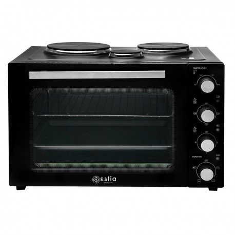 06-17262 ESTIA ΗΛΕΚΤΡΙΚΟ ΦΟΥΡΝΑΚΙ COMPACT COOKER 2950W 48lt ΜΕ 3  ΕΣΤΙΕΣ ΚΑΙ ΛΕΙΤΟΥΡΓΙΑ ΑΕΡΑ
