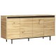 176-000121 Μπουφές Jethro pakoworld sonoma-wenge 160x44.5x75.5εκ