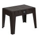 253-000035 Τραπέζι Cosmic pakoworld PP ανθρακί 55x40x43.5εκ