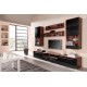 60-19760 wall unit LUNA plum/black DIOMMI CAMA-LUNA-ŚLIWA/CZARNY POŁYSK