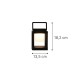 80100311 InLight Ontario LED 2W 3000K Outdoor Table Lamp Black D18,2cmx13,5cm (80100311)