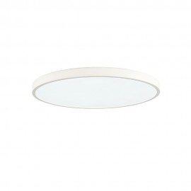 42035-B-White InLight Πλαφονιέρα οροφής LED 110W 3CCT (by switch on base) από λευκό μέταλλο και ακρυλικό D:60cm (42035-B-White)