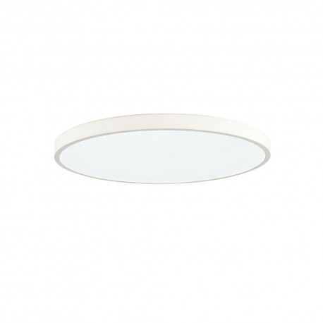 42035-B-White InLight Πλαφονιέρα οροφής LED 110W 3CCT (by switch on base) από λευκό μέταλλο και ακρυλικό D:60cm (42035-B-White)