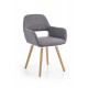 60-20991 K283 chair, color: grey DIOMMI V-CH-K/283-KR-POPIEL