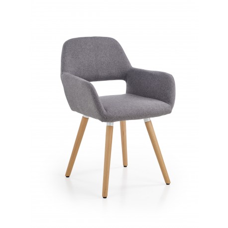 60-20991 K283 chair, color: grey DIOMMI V-CH-K/283-KR-POPIEL