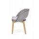60-22588 MARINO chair, color: velvet - MONOLITH 85 (light grey) DIOMMI V-PL-N-MARINO-D.MIODOWY-MONOLITH85