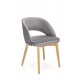 60-22588 MARINO chair, color: velvet - MONOLITH 85 (light grey) DIOMMI V-PL-N-MARINO-D.MIODOWY-MONOLITH85
