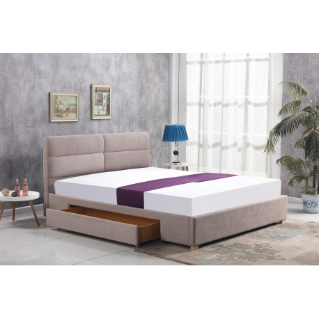 60-21519 MERDIA bed, color: beige DIOMMI V-CH-MERIDA-LOZ-BEŻOWY