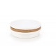 60-21533 MICHELLE c. table, color: white / golden oak DIOMMI V-CH-MICHELLE-LAW-DĄB_ZŁOTY