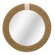 233-000015 Καθρέπτης Rope pakoworld φυσικό 60x2x60εκ