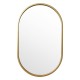 233-000013 Καθρέπτης Ellipse pakoworld χρυσό 50x2x80εκ
