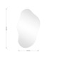 233-000011 Καθρέπτης Ιrregular 2 pakoworld 35x1x60εκ