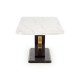 60-21960 VINCENZO table white marble, leg black/gold DIOMMI V-CH-VINCENZO-ST
