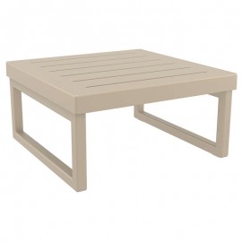 20-0435 MYKONOS ΤΡΑΠΕΖΙ TAUPE 65X65X33εκ. ΠΟΛ/ΝΙΟΥ
