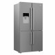 Beko GN1426234ZDXN Ψυγείο Ντουλάπα 565lt NoFrost Υ182xΠ90.8xΒ75εκ. PEARL INOX F