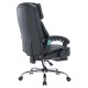 256-000004 Καρέκλα γραφείου διευθυντή Thrive pakoworld Premium Quality μηχανισμός massage-θερμαινόμενη πλάτη pu μαύρο