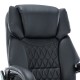 256-000004 Καρέκλα γραφείου διευθυντή Thrive pakoworld Premium Quality μηχανισμός massage-θερμαινόμενη πλάτη pu μαύρο