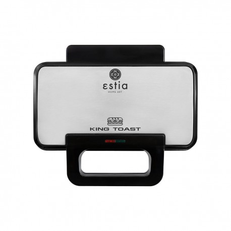 06-12359 ESTIA ΤΟΣΤΙΕΡΑ KING TOAST 2 ΘΕΣΕΩΝ 900w ΜΕ ΒΑΘΙΕΣ ΑΠΟΣΠΩΜΕΝΕΣ ΑΝΤΙΚΟΛΛΗΤΙΚΕΣ ΠΛΑΚΕΣ