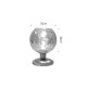 3043-Transparent InLight Επιτραπέζιο φωτιστικό από μέταλλο και διάφανο γυαλί 1XE27 D:30cm (3043-Transparent)