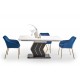 60-21930 VALENTINO table light grey/gold DIOMMI V-CH-VALENTINO-ST