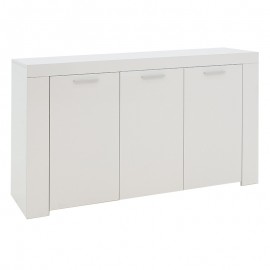235-000013 Μπουφές Joanna pakoworld λευκό 144x42x80εκ