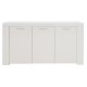 235-000013 Μπουφές Joanna pakoworld λευκό 144x42x80εκ