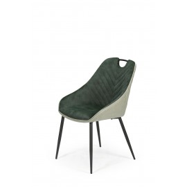 60-21148 K412 chair, color: dark green / light green DIOMMI V-CH-K/412-KR-C.ZIELONY/J.ZIELONY