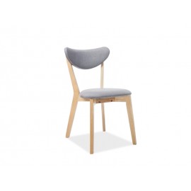 80-1560 BRANDO CHAIR OAK/GRAY TAP. 130 DIOMMI BRANDODSZ