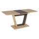 80-2075 TABLE NIGEL OAK WOTAN / BROWN 120(160)X80 (D) DIOMMI NIGELDWBR120D