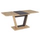 80-2075 TABLE NIGEL OAK WOTAN / BROWN 120(160)X80 (D) DIOMMI NIGELDWBR120D