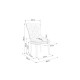 80-2549 Επενδυμένη καρέκλα τραπεζαρίας August 56x46x98 ξύλινα μαύρα πόδια/γκρι βελούδινο bluvel 14 DIOMMI AUGUSTVCSZ14