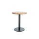 80-2243 Στρογγυλό τραπέζι μπαρ ξύλινο Puro II Φ60x76 μαύρο/δρυσ DIOMMI PURO2LDCFI60
