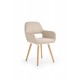 60-20989 K283 chair, color: beige DIOMMI V-CH-K/283-KR-BEŻOWY