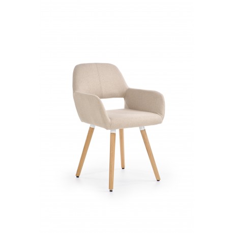 60-20989 K283 chair, color: beige DIOMMI V-CH-K/283-KR-BEŻOWY
