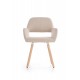 60-20989 K283 chair, color: beige DIOMMI V-CH-K/283-KR-BEŻOWY